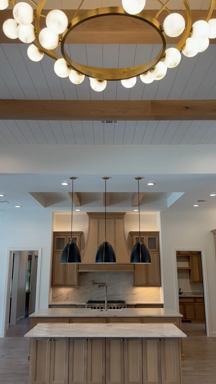 A custom kitchen built by Tredway Custom Homes